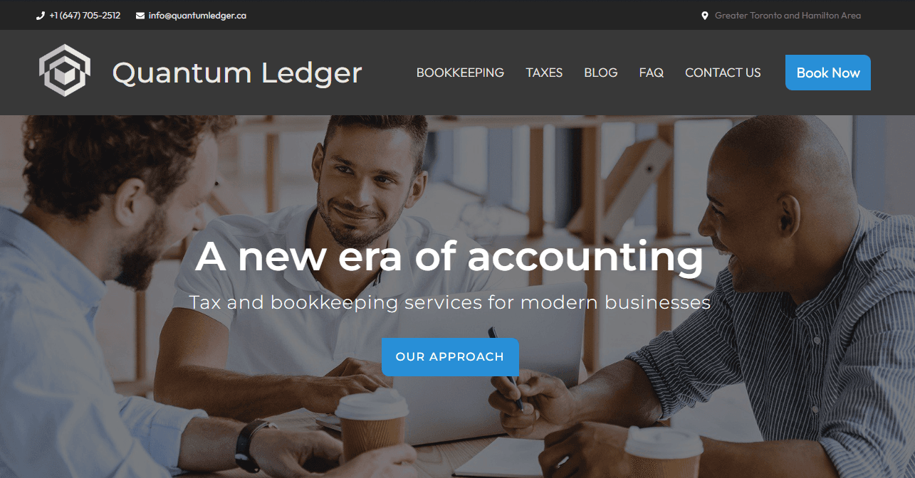 Quantum Ledger Website
